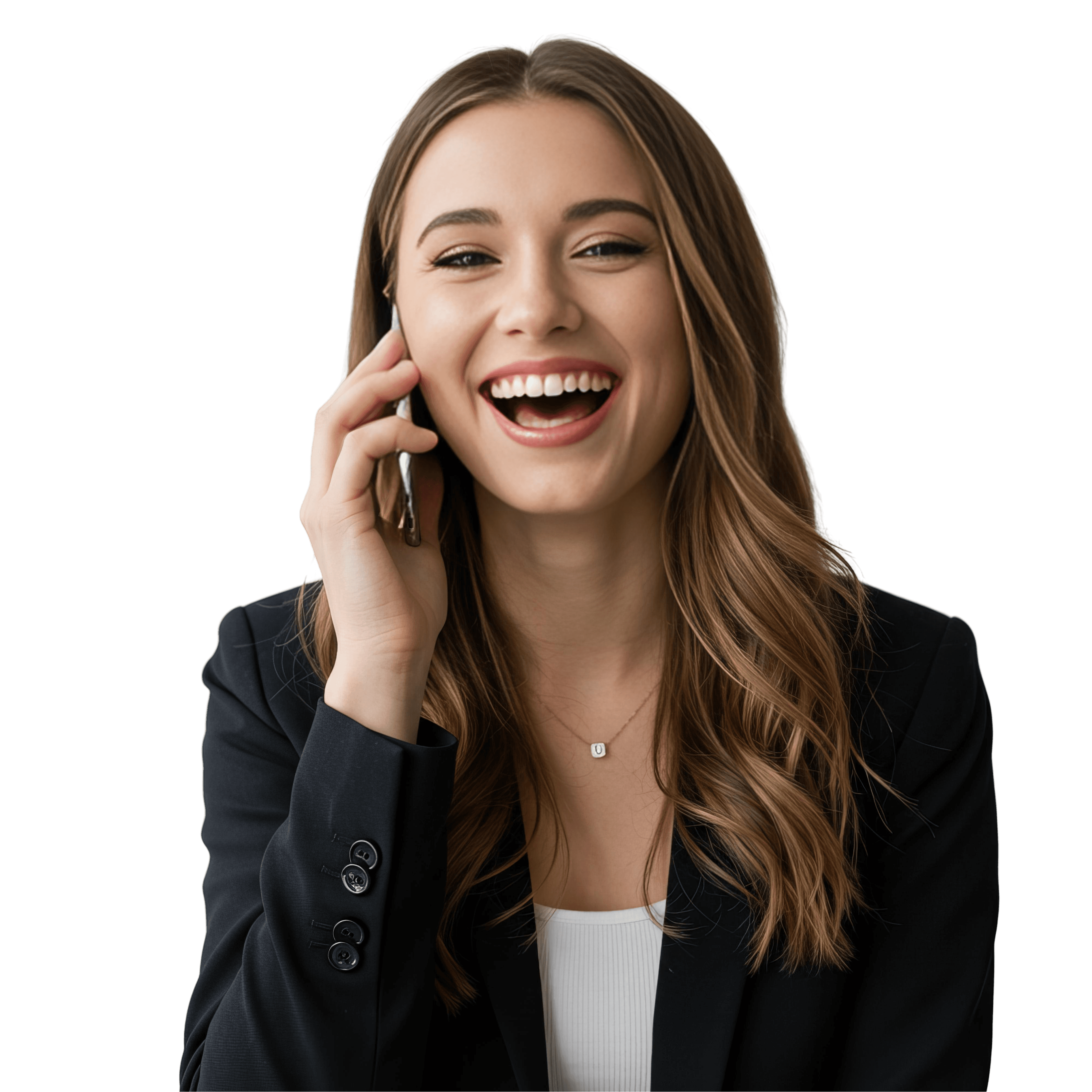 Customer support agent on a call